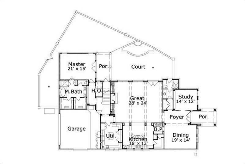 FIRST STORY FLOOR PLAN