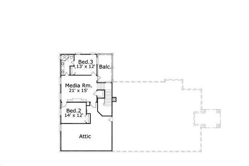 SECOND STORY FLOOR PLAN