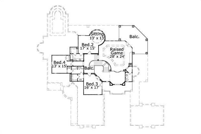 SECOND STORY FLOOR PLAN