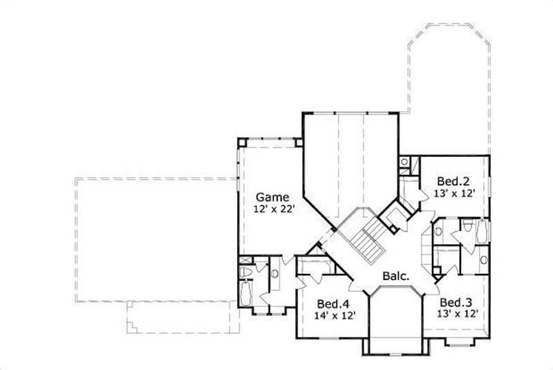 SECOND STORY FLOOR PLAN