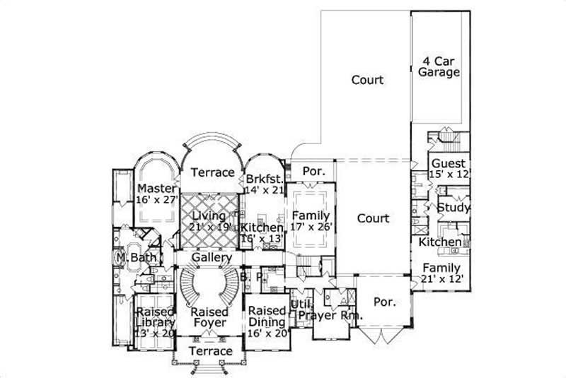 MAIN LEVEL FLOOR PLAN