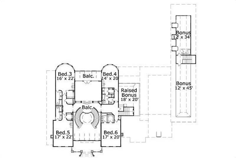 SECOND LEVEL FLOOR PLAN