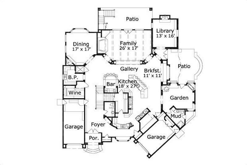 MAIN LEVEL FLOOR PLAN