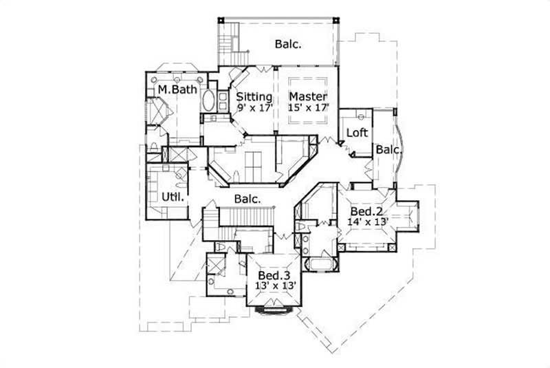 SECOND LEVEL FLOOR PLAN