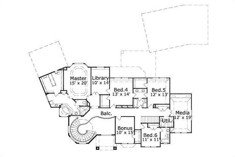 SECOND LEVEL FLOOR PLAN