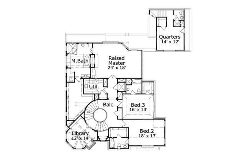 SECOND LEVEL FLOOR PLAN