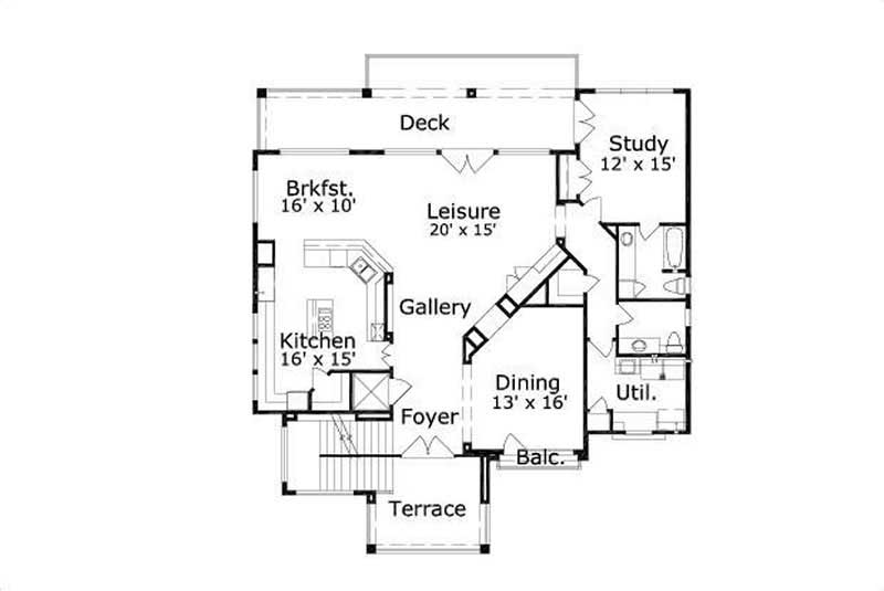 MAIN LEVEL FLOOR PLAN