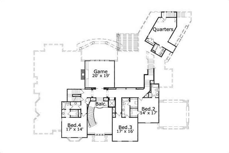 SECOND STORY FLOOR PLAN