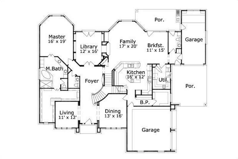MAIN LEVEL FLOOR PLAN