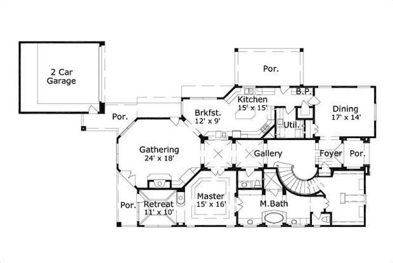 MAIN LEVEL FLOOR PLAN