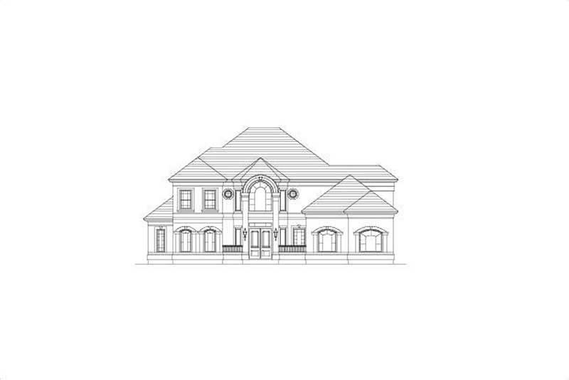 4-Bedroom, 4380 Sq Ft Luxury Home Plan - 156-2270 - Main Exterior