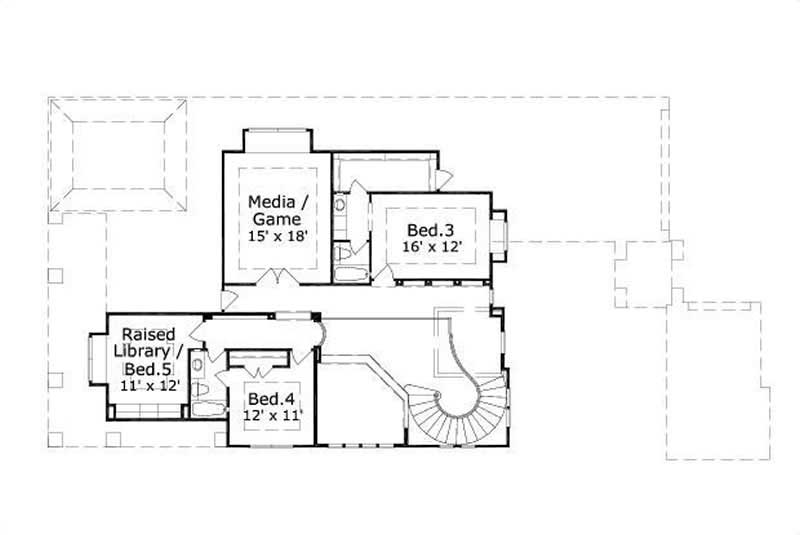 SECOND STORY FLOOR PLAN
