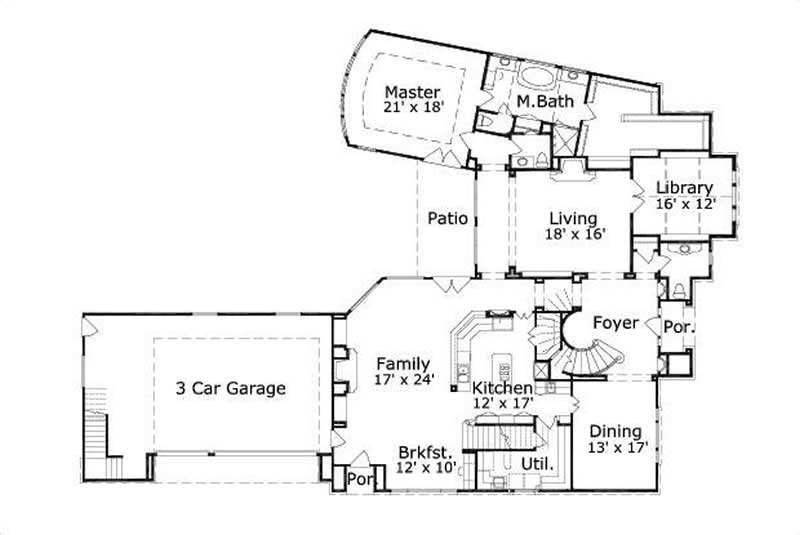 MAIN LEVEL FLOOR PLAN