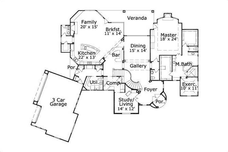 FIRST STORY FLOOR PLAN