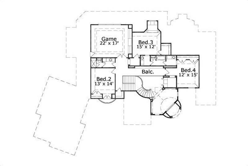SECOND STORY FLOOR PLAN