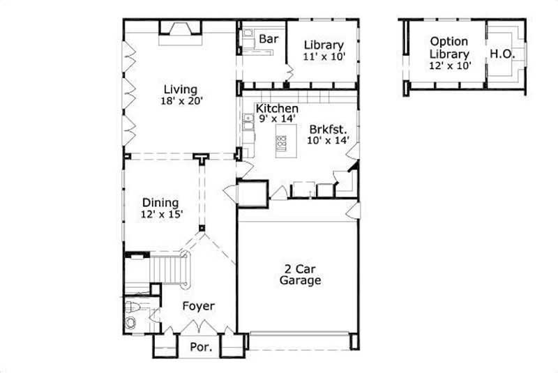 MAIN LEVEL FLOOR PLAN