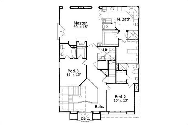 SECOND LEVEL FLOOR PLAN