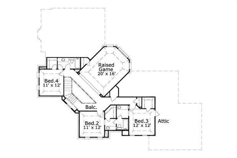 SECOND LEVEL FLOOR PLAN