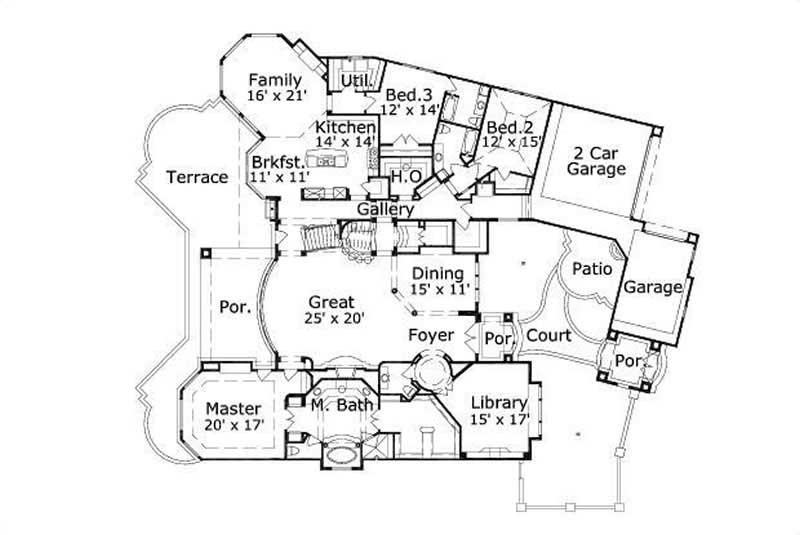 MAIN LEVEL FLOOR PLAN