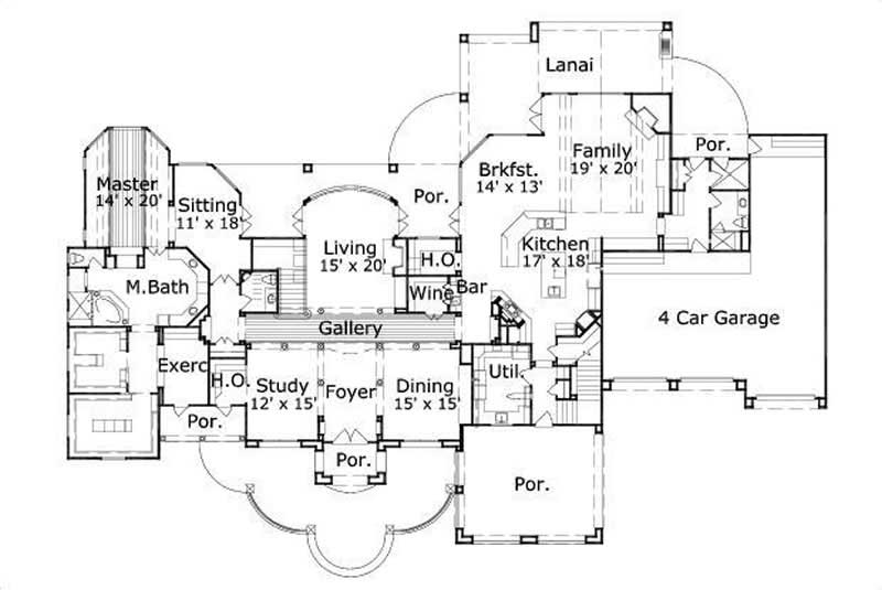 MAIN LEVEL FLOOR PLAN