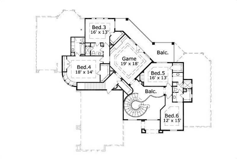 SECOND STORY FLOOR PLAN