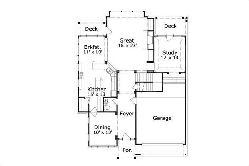 MAIN LEVEL FLOOR PLAN