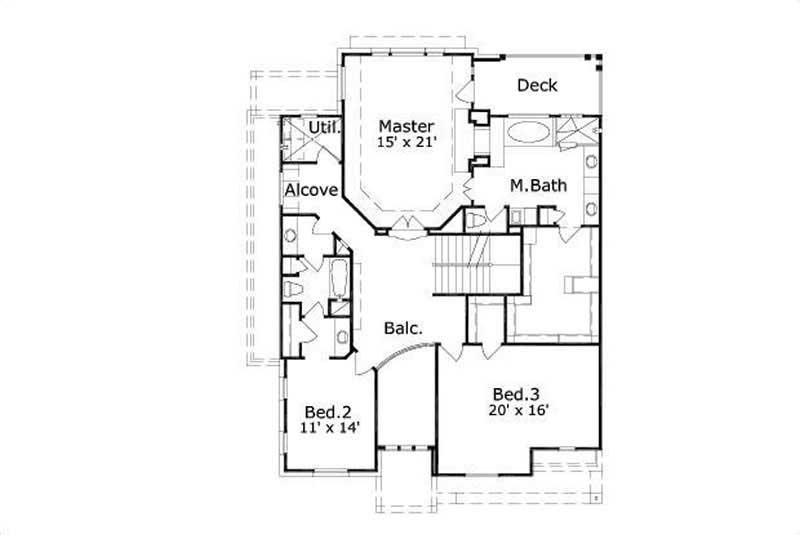 SECOND LEVEL FLOOR PLAN