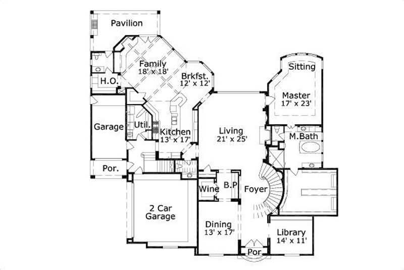 MAIN LEVEL FLOOR PLAN