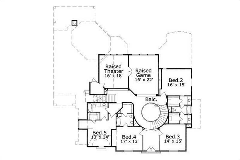 SECOND LEVEL FLOOR PLAN