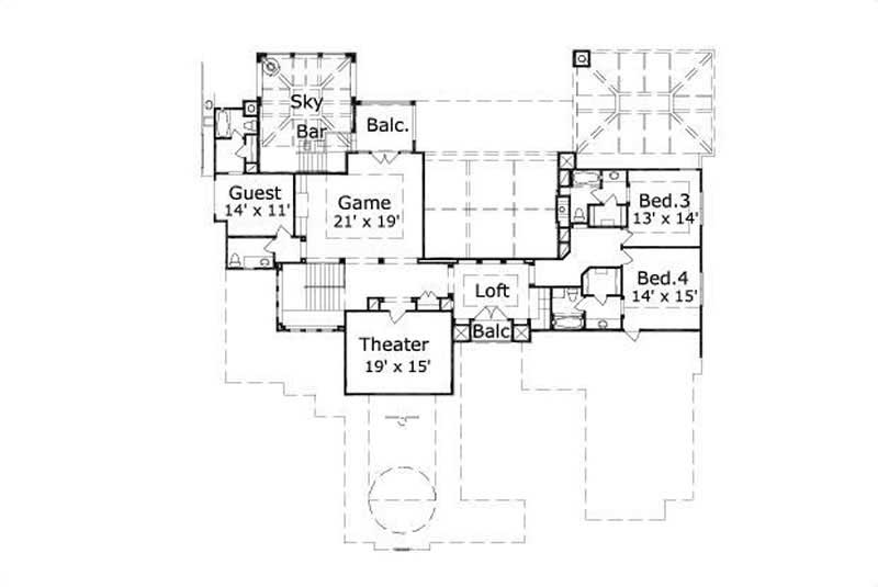 SECOND STORY FLOOR PLAN