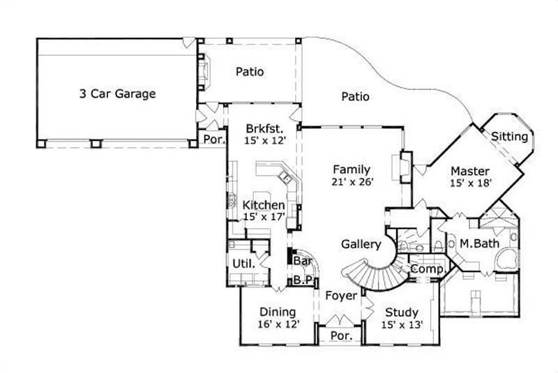 FIRST STORY FLOOR PLAN