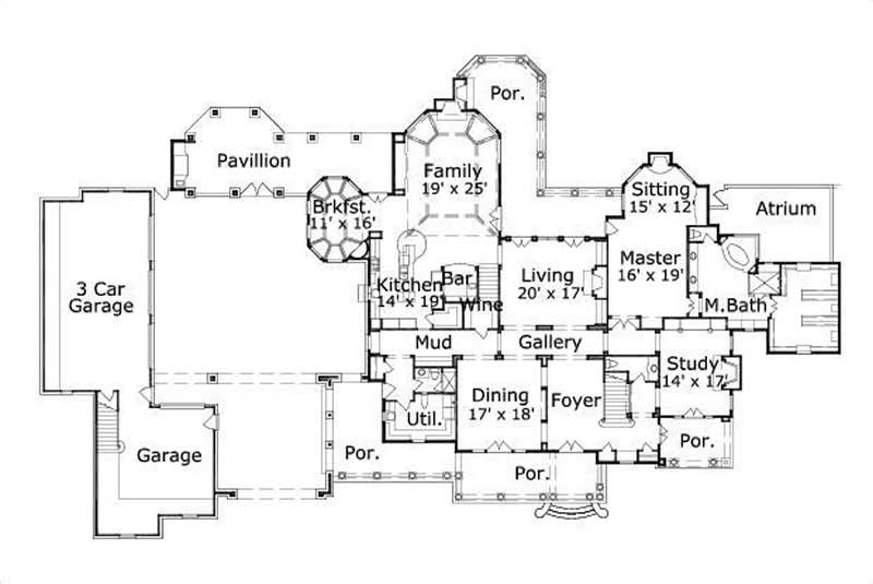 MAIN LEVEL FLOOR PLAN