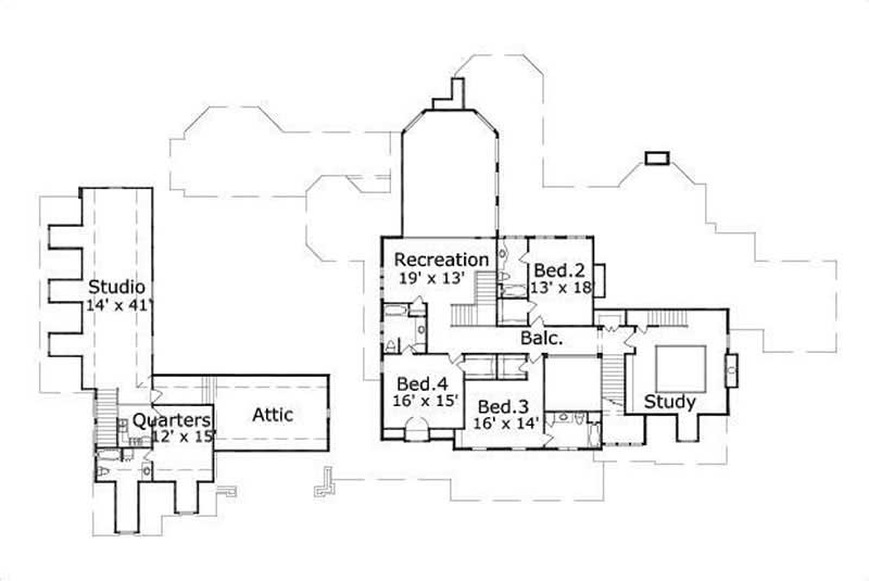 SECOND LEVEL FLOOR PLAN