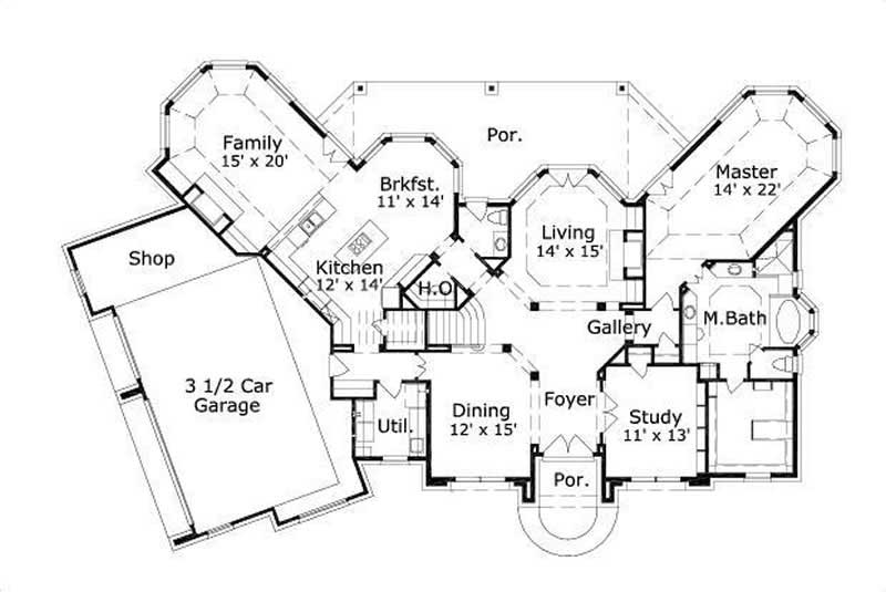 MAIN LEVEL FLOOR PLAN