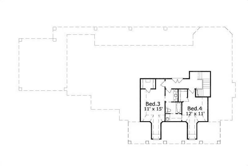 SECOND STORY FLOOR PLAN