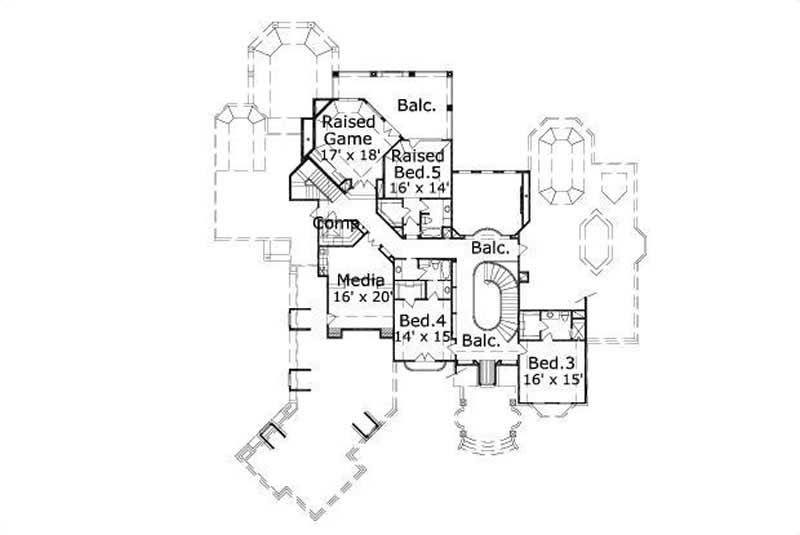 SECOND STORY FLOOR PLAN