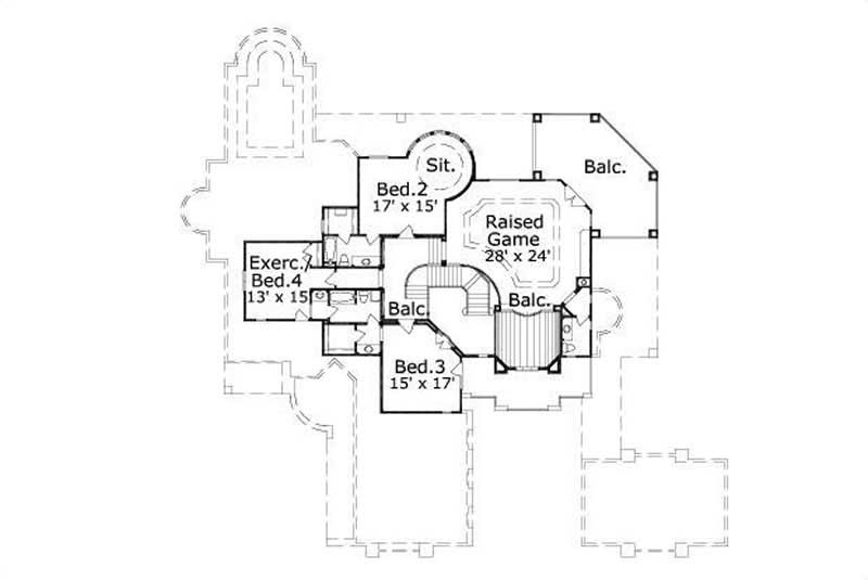 SECOND LEVEL FLOOR PLAN
