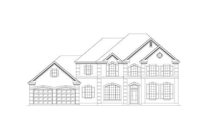 5-Bedroom, 3441 Sq Ft Luxury Home Plan - 156-2354 - Main Exterior