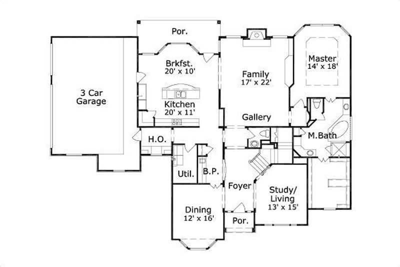 MAIN LEVEL FLOOR PLAN