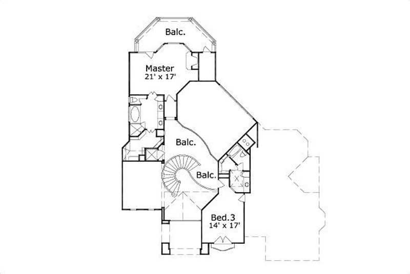 SECOND LEVEL FLOOR PLAN