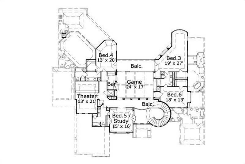SECOND STORY FLOOR PLAN