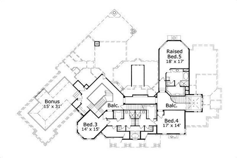 SECOND STORY FLOOR PLAN