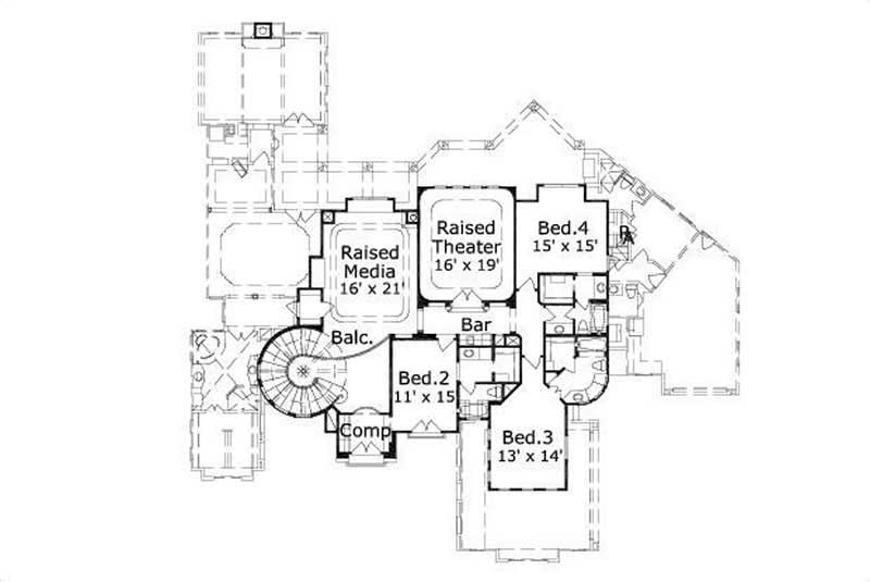 SECOND STORY FLOOR PLAN