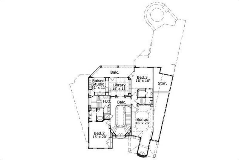 SECOND LEVEL FLOOR PLAN