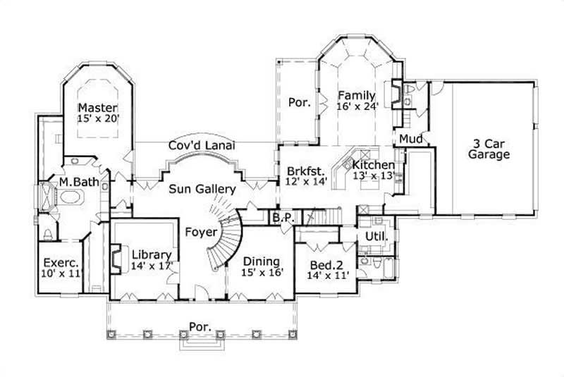 MAIN LEVEL FLOOR PLAN