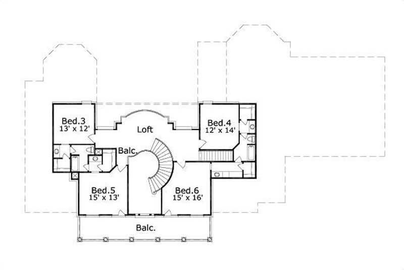SECOND LEVEL FLOOR PLAN