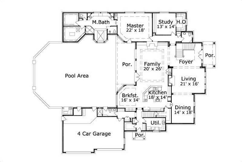 MAIN LEVEL FLOOR PLAN