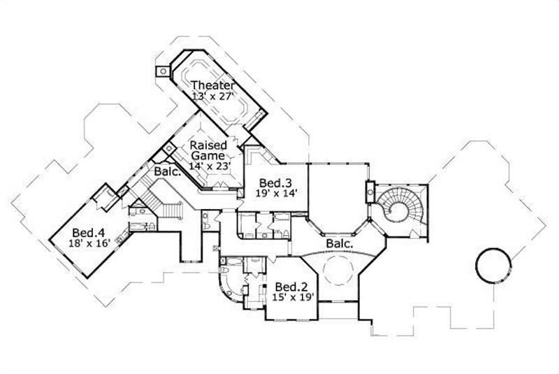 SECOND LEVEL FLOOR PLAN