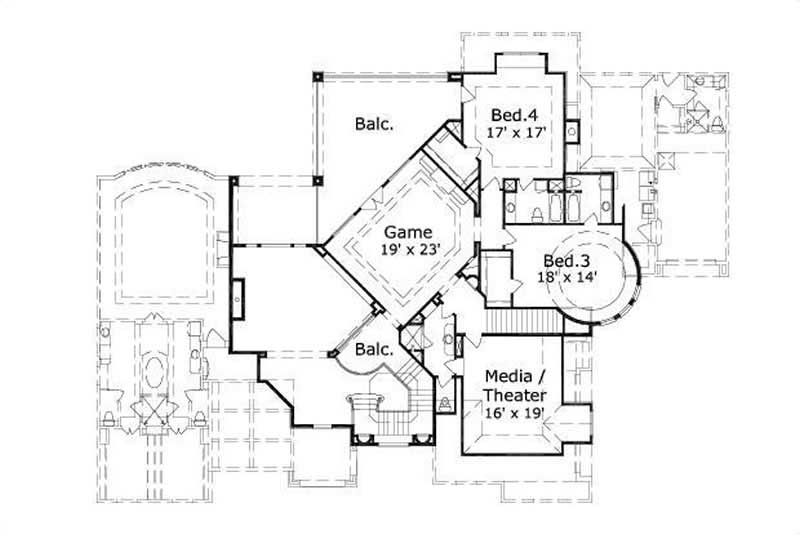 SECOND STORY FLOOR PLAN