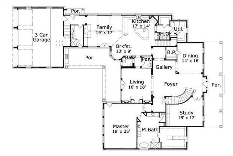 FIRST STORY FLOOR PLAN